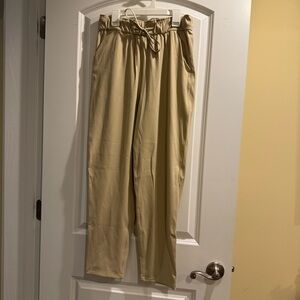 lululemon athletica Straight-Leg Drawstring Pants in Beige